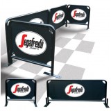 Set 2 +2 - Round Tube Cafe Wind Barrier with Print